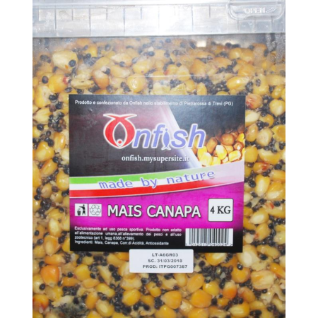 MAIS e CANAPA - SECCHIO 4 Kg Onfish