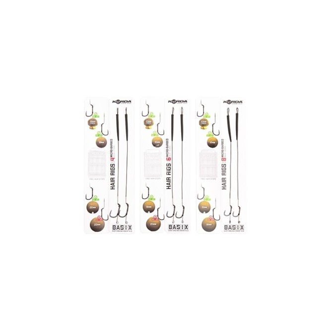 BASIX HAIR RIGS WIDE GAPE Korda