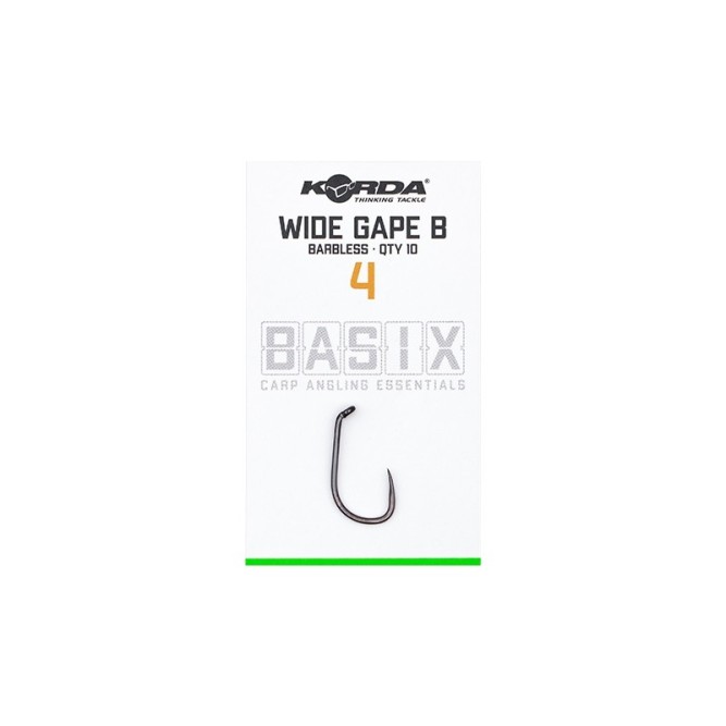 BASIX WIDE GAPE BARBLESS Korda