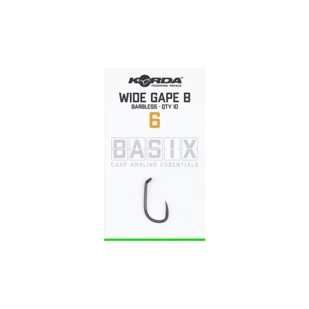 BASIX WIDE GAPE BARBLESS Korda