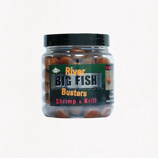 BIG FISH RIVER BUSTERS 10 x 15 mm - SHRIMP & KRILL Dynamite
