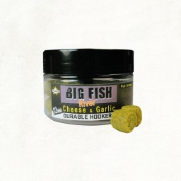 BIG FISH RIVER DURABLE HOOKERS 12 mm - CHEESE-GARLIC Dynamite