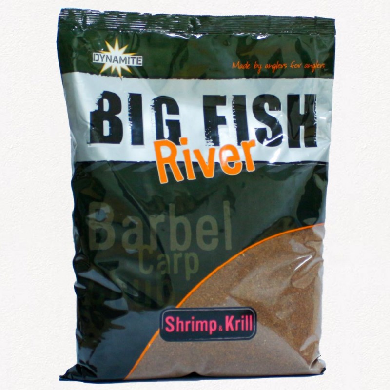 BIG FISH RIVER GROUNDBAIT - SHRIMP & KRILL - 1.8 Kg Dynamite