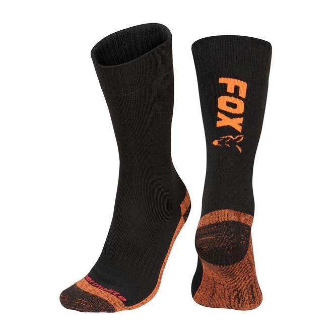 BLACK/ORANGE THERMO SOCK Fox
