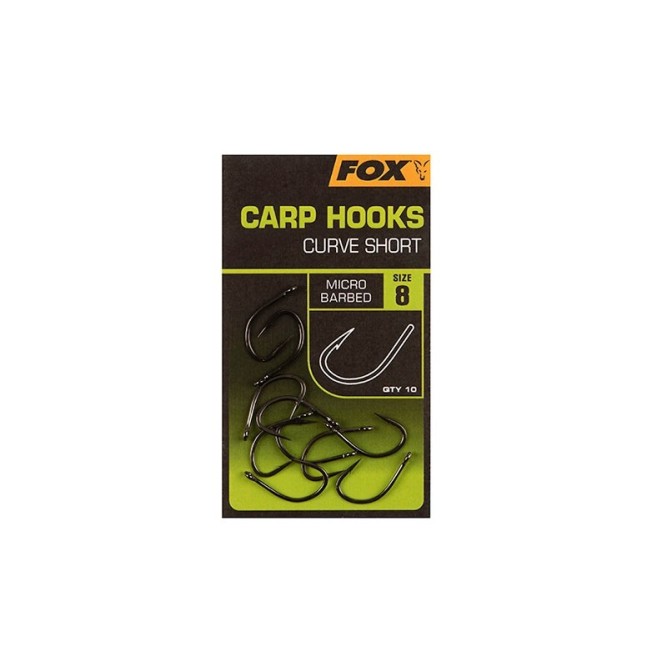 CARP HOOKS CURVE SHANK SHORT Fox