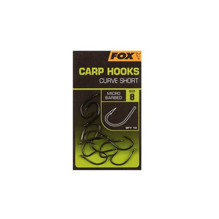 CARP HOOKS CURVE SHANK SHORT Fox