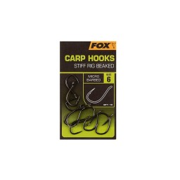 CARP HOOKS STIFF RIG BEAKED Fox