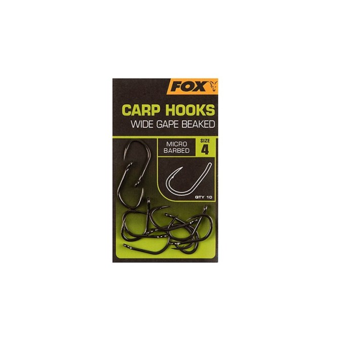 CARP HOOKS WIDE GAPE BEAKED Fox