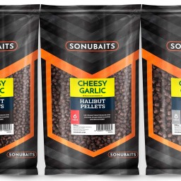 CHEESY GARLIC HALIBUT PELLETS Sonubaits