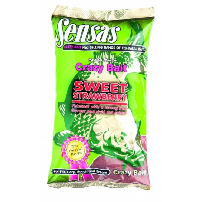Sensas Crazy Bait Sweet Strawberry 1kg