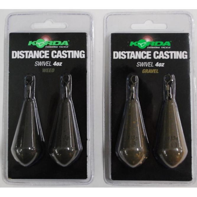 DISTANCE CASTING SWIVEL BLISTER (2 PIECES) Korda