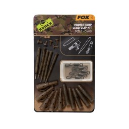 EDGES CAMO POWER GRIP LEAD CLIP KIT SIZE 7 Fox