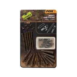 EDGES CAMO SAFETY LEAD CLIP KIT SIZE 7 Fox