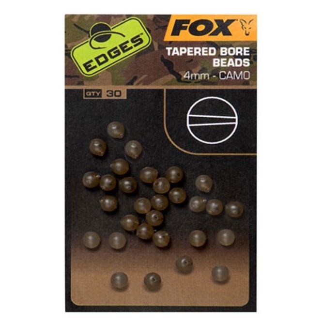 EDGES CAMO TAPERED BORE BEADS Fox