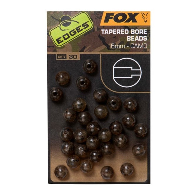 EDGES CAMO TAPERED BORE BEADS Fox