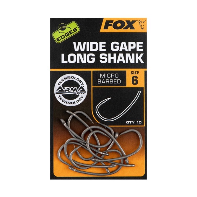 EDGES WIDE GAPE LONG SHANK Fox