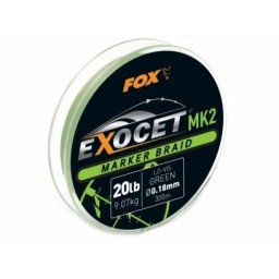 EXOCET MK2 MARKER BRAID 20 lb 300 m Fox