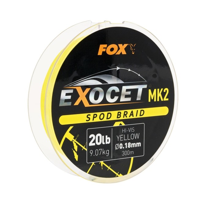 EXOCET MK2 SPOD BRAID 20lb 300m Fox