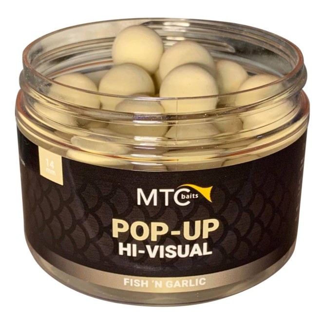 FISH 'N GARLIC - POP UP HI-VISUAL MTC Baits