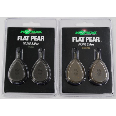 FLAT PEAR INLINE BLISTER 2.5 (2 PIECES) Korda