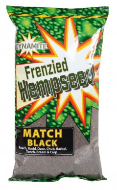 FRENZIED HEMPSEED - SUPER MATCH BLACK Dynamite Baits Dynamite