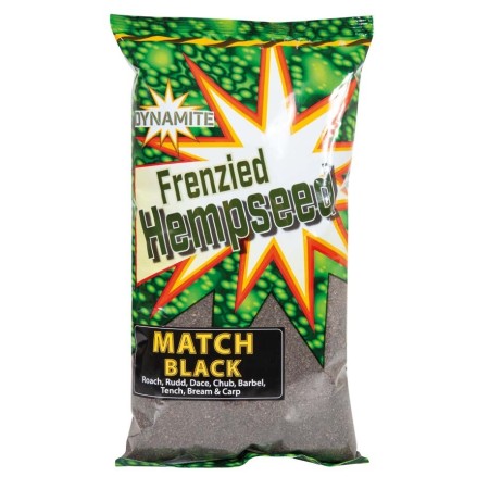 FRENZIED HEMPSEED - SUPER MATCH BLACK Dynamite Baits Dynamite