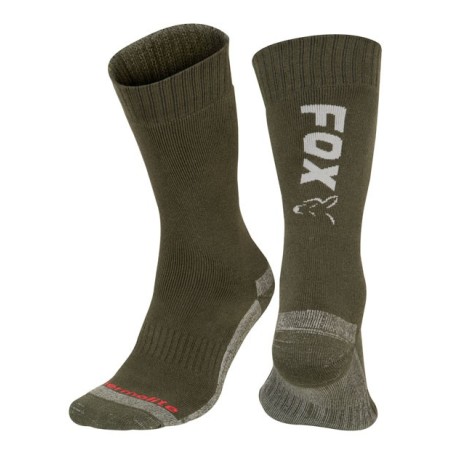 GREEN/SILVER THERMO SOCK Fox