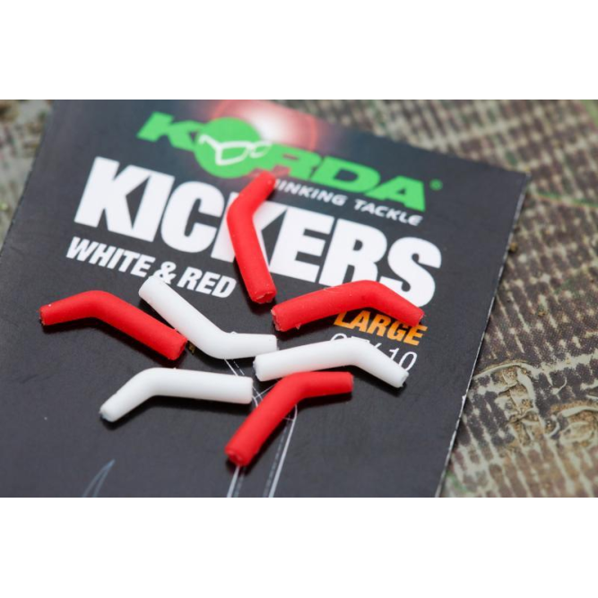 KICKERS - WHITE/RED Korda