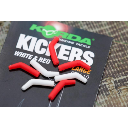 KICKERS - WHITE/RED Korda