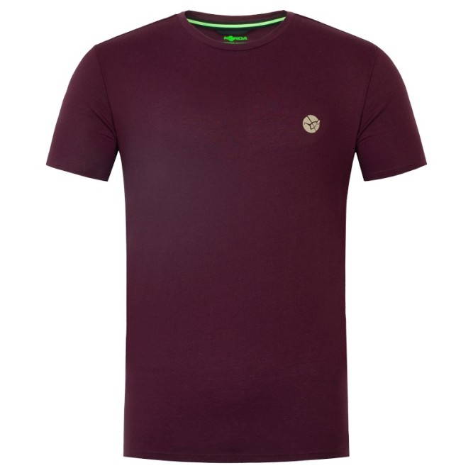 LE SPLIT TEE BURGUNDY Korda
