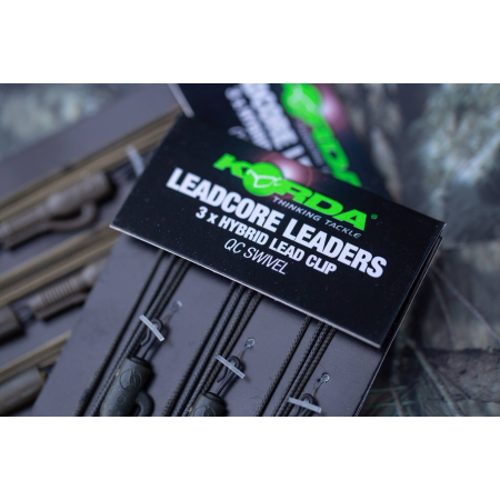 LEADCORE LEADER-HYBRID LEAD CLIP QC SWIVEL Korda
