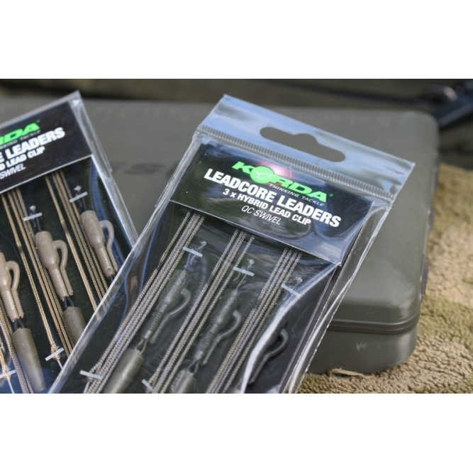 LEADCORE LEADER-HYBRID LEAD CLIP QC SWIVEL Korda