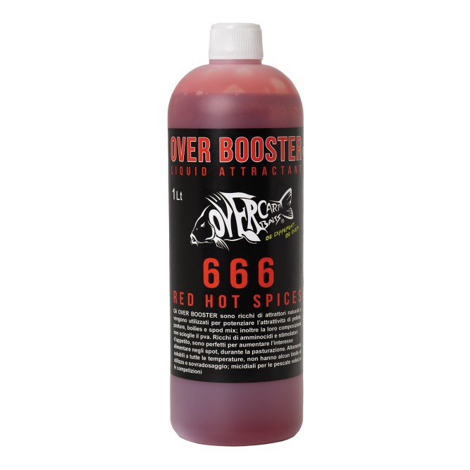 OVER BOOSTER - 666 RED HOT SPICES Over Carp