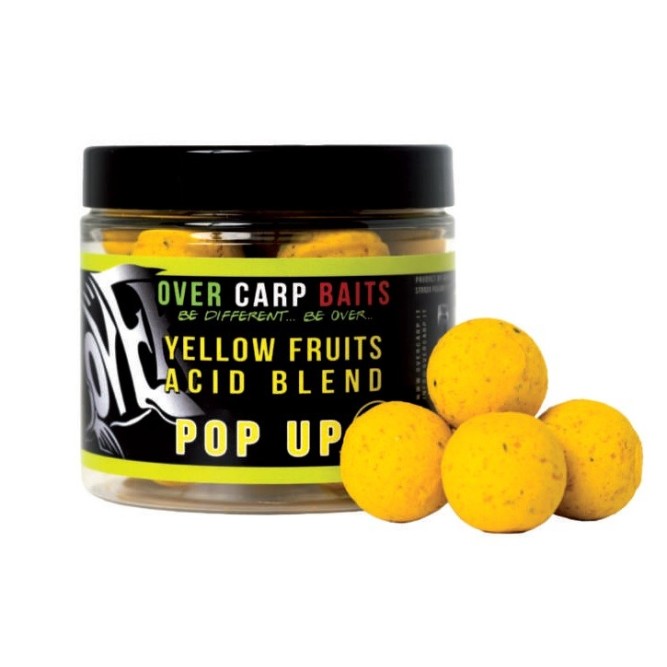 OVER CARP POP UP - YELLOW FRUITS ACID BLEND Over Carp Baits