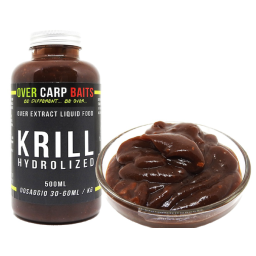 OVER EXTRACT LIQUID FOOD - KRILL HYDROLIZED - 500 ml Over Carp Baits