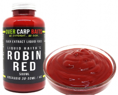 OVER EXTRACT LIQUID FOOD - ROBIN RED - 500 ml Over Carp Baits