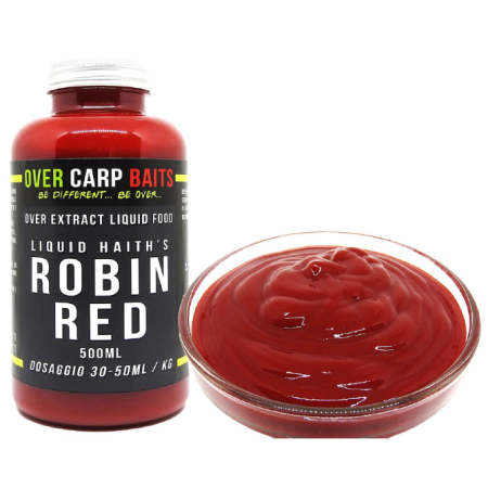 OVER EXTRACT LIQUID FOOD - ROBIN RED - 500 ml Over Carp Baits