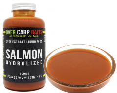 OVER EXTRACT LIQUID FOOD - SALMON HYDROLIZED - 500 ml Over Carp Baits