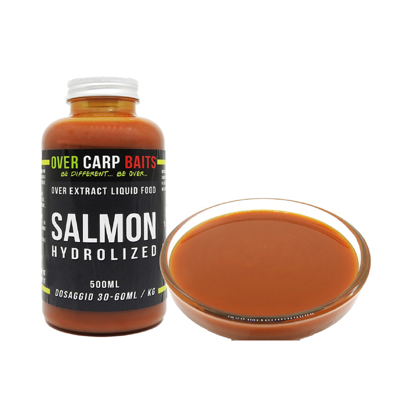 OVER EXTRACT LIQUID FOOD - SALMON HYDROLIZED - 500 ml Over Carp Baits