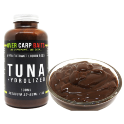 OVER EXTRACT LIQUID FOOD - TUNA HYDROLIZED - 500 ml Over Carp Baits