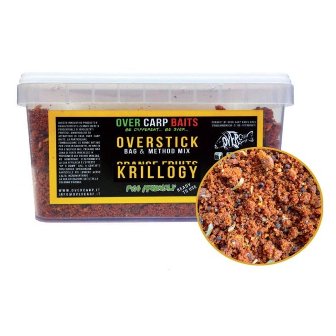 OVERSTICK 2 Kg KRILLOGY Over Carp Baits