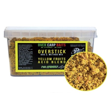 OVERSTICK 2 Kg YELLOW FRUIT Over Carp Baits