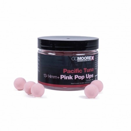 PACIFIC TUNA PINK POP UPS - 13-14 mm CC-Moore