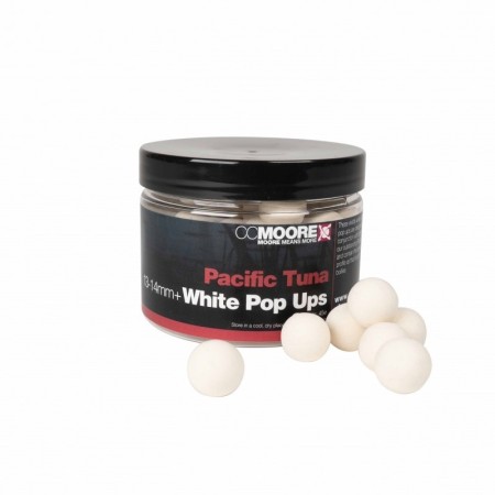 PACIFIC TUNA WHITE POP UPS - 13-14 mm CC-Moore