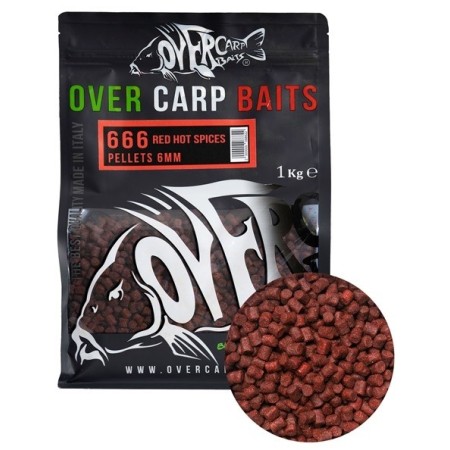 PELLET - 666 RED HOT SPICES Over Carp Baits