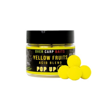 POP UP FLUO - YELLOW FRUITS ACID BLEND Over Carp Baits