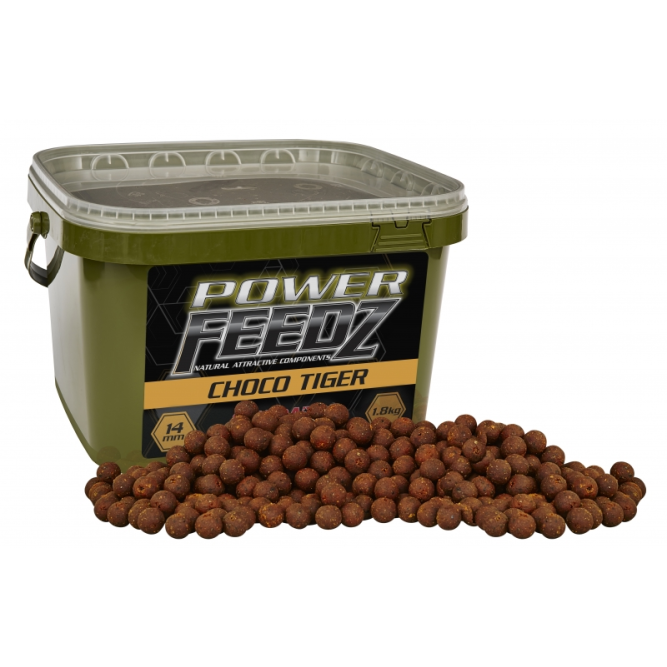Starbaits Power Feedz Boilies Choco Tiger 1,8kg