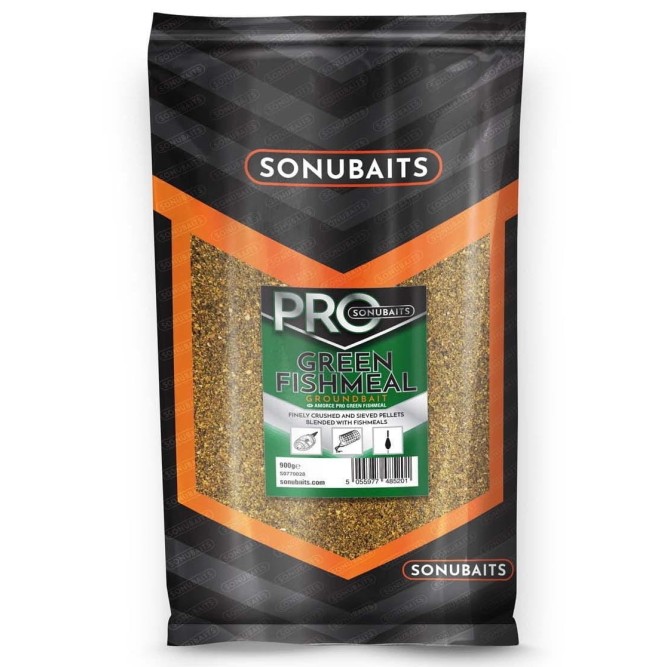 PRO GROUNDBAIT 900 g - GREEN FISHMEAL Sonubaits