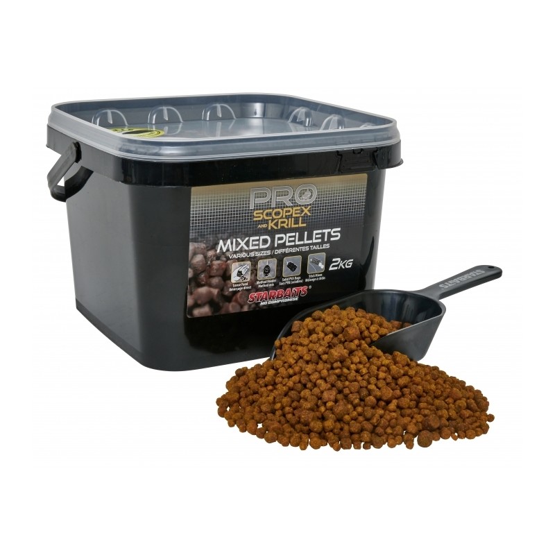 Starbaits Pro Scopex & Krill Pellets Mixed 2kg