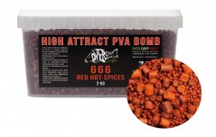 PVA BOMB - 666 RED HOT SPICES Over Carp Baits